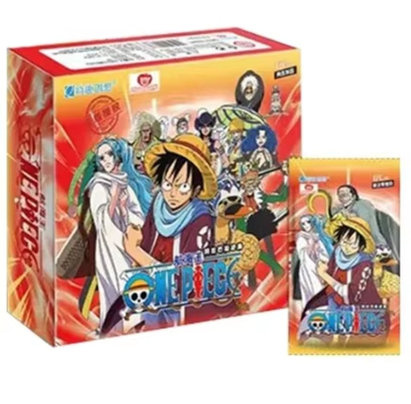 New One Piece Card Straw Hat Pirate Luffy Zoro Nami Classic Anime Character Collection Cards Toys Gifts