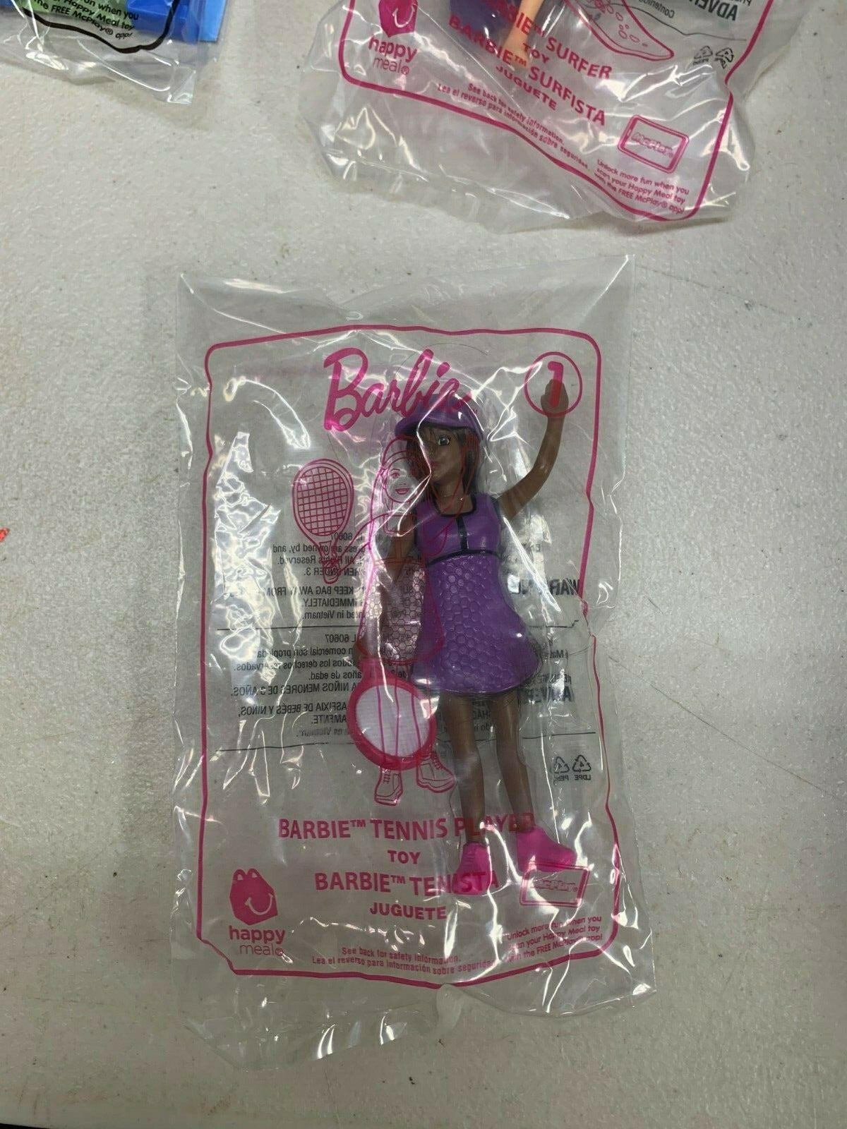 2019 Mcdonald'S Hot Wheels Barbie HAPPY MEAL TOYS Choose Character Complete Set