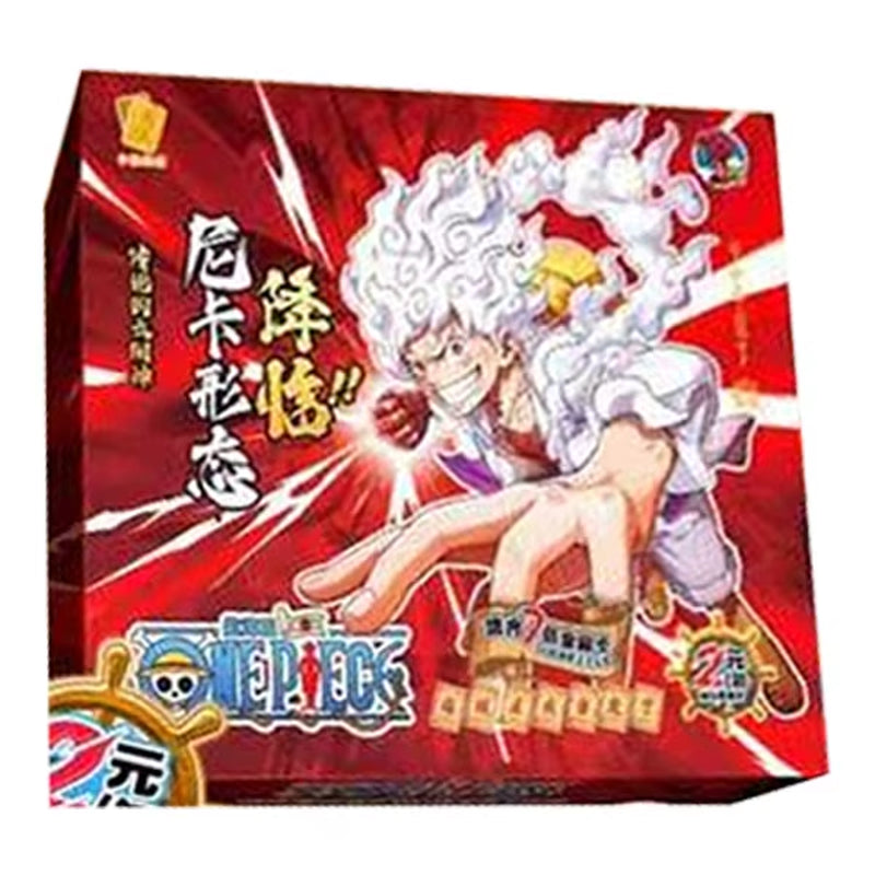 New One Piece Card Straw Hat Pirate Luffy Zoro Nami Classic Anime Character Collection Cards Toys Gifts