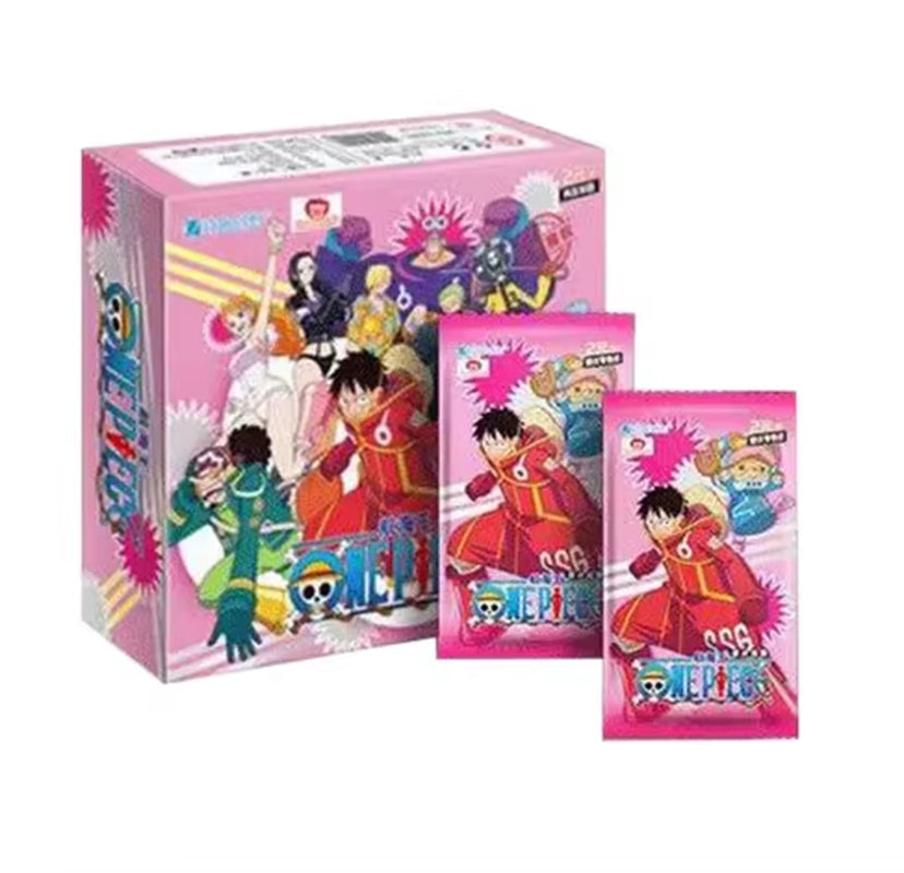 New One Piece Card Straw Hat Pirate Luffy Zoro Nami Classic Anime Character Collection Cards Toys Gifts