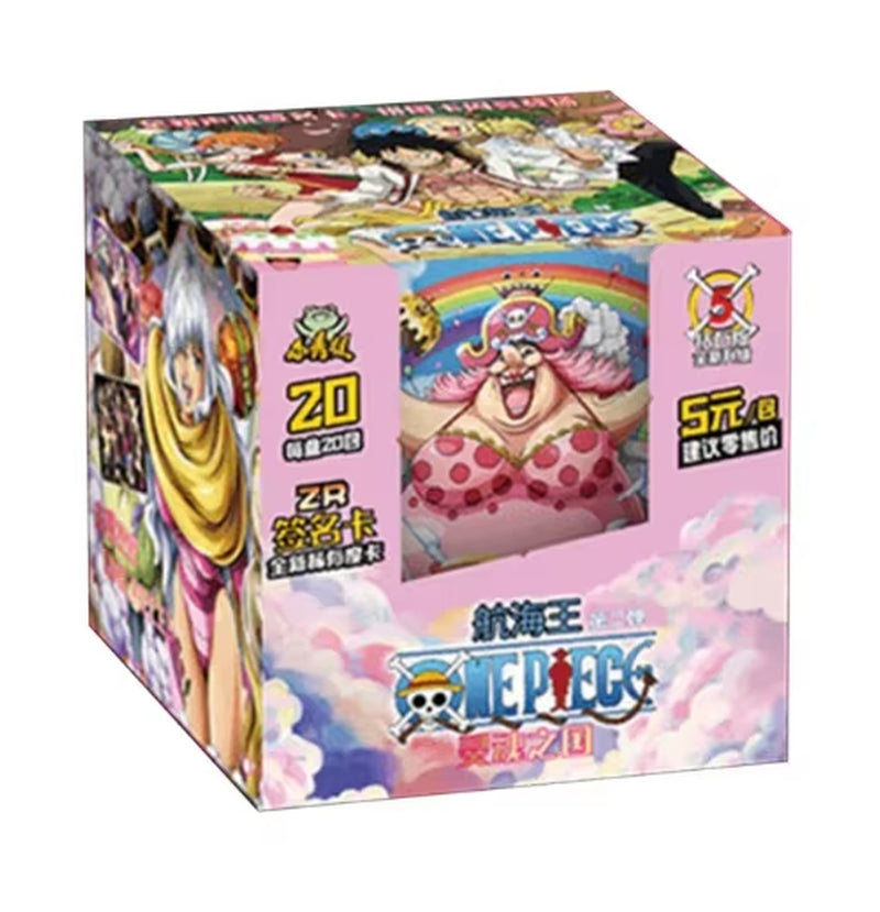 New One Piece Card Straw Hat Pirate Luffy Zoro Nami Classic Anime Character Collection Cards Toys Gifts