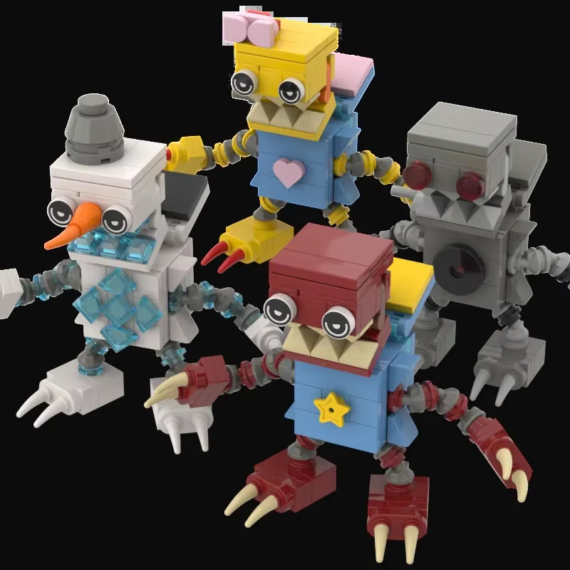 MOC Monster Figure Model Building Blocks Toys Set Stranger Character Construction Toys Halloween Toys for Boys Christmas Gift