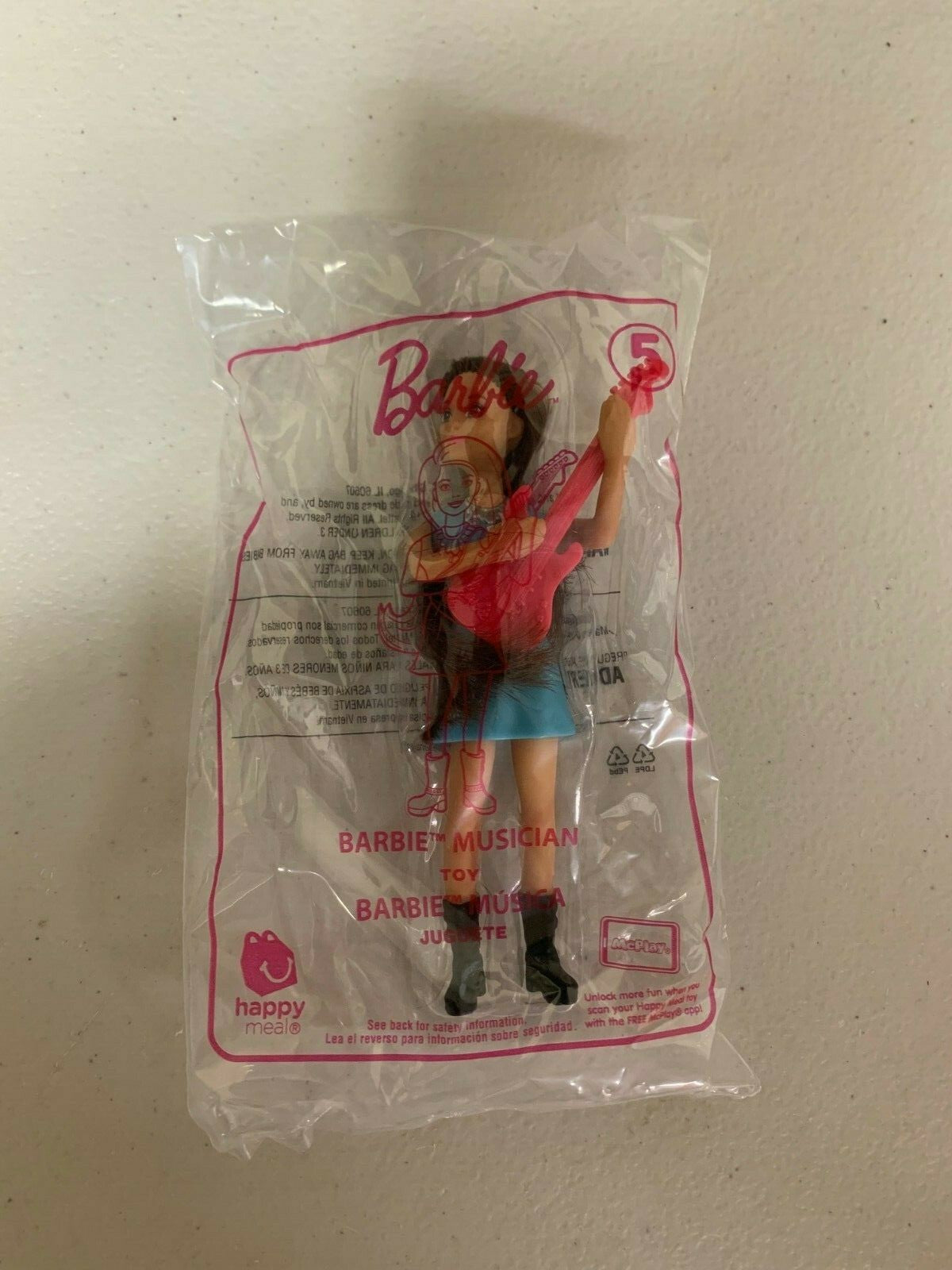 2019 Mcdonald'S Hot Wheels Barbie HAPPY MEAL TOYS Choose Character Complete Set