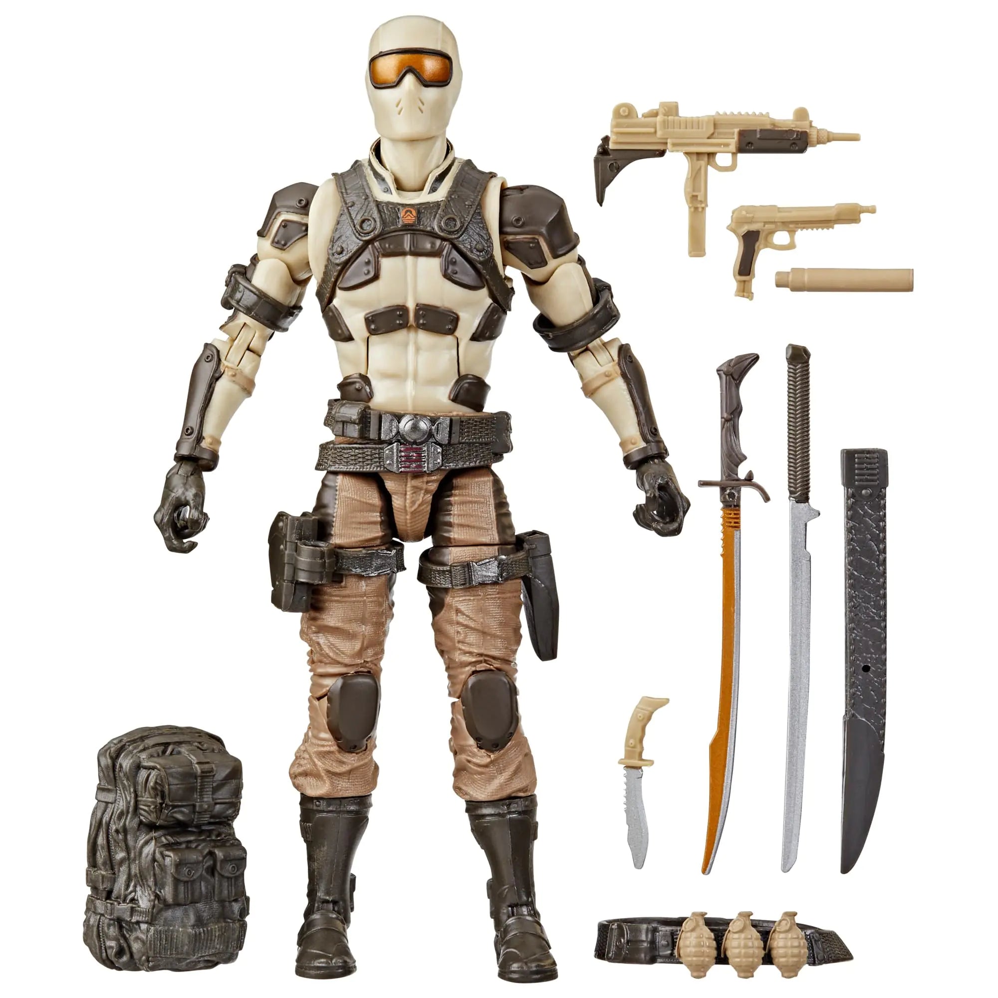 G.I. Joe Classified Series Desert Commando Snake Eyes Collectible G.I. Joe Action Figures 92 6-Inch Action Figures for Boys & Girls with 9 Accessories