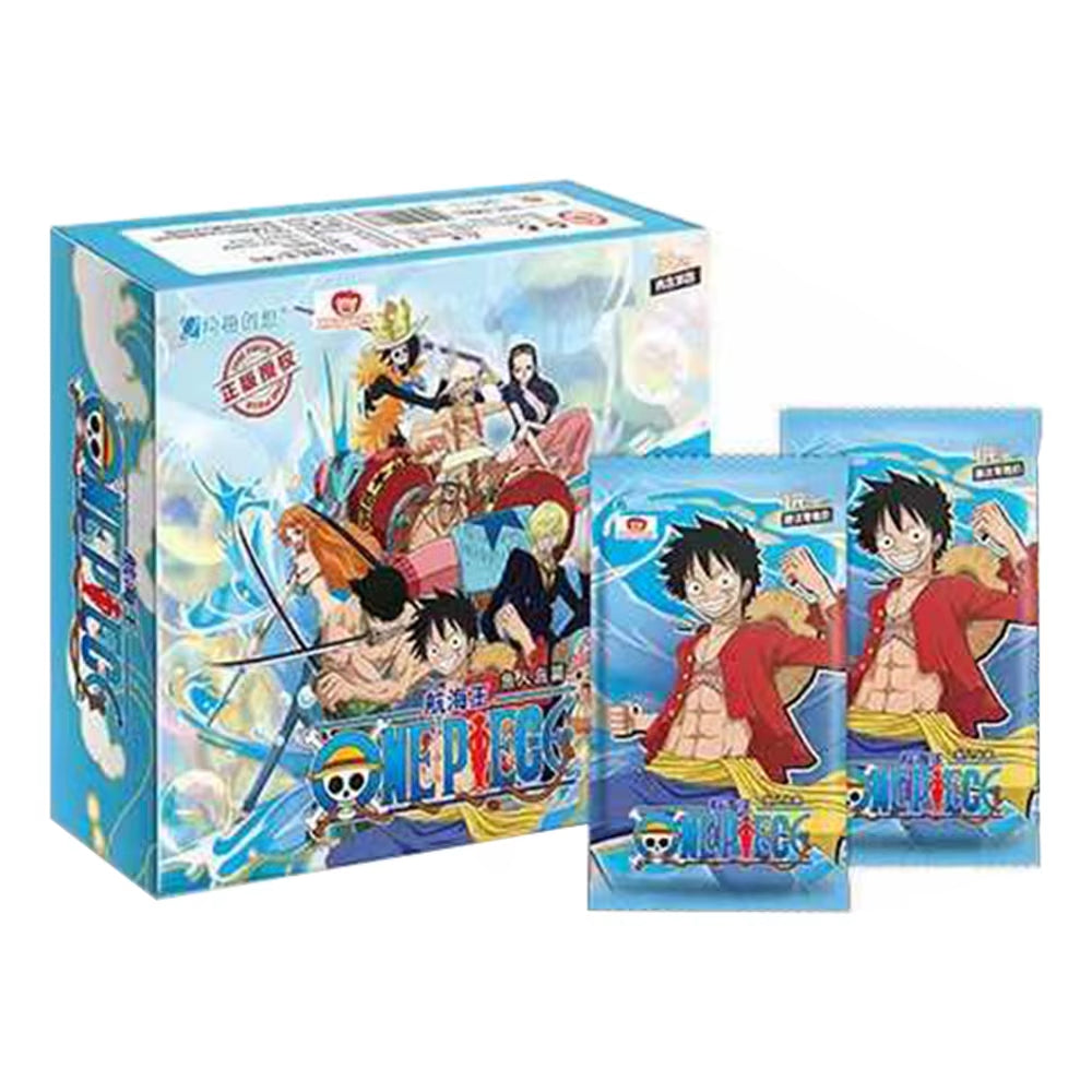 New One Piece Card Straw Hat Pirate Luffy Zoro Nami Classic Anime Character Collection Cards Toys Gifts