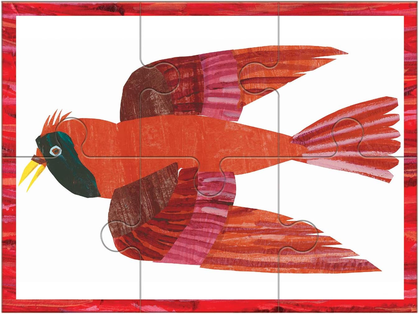 World of Eric Carle Brown Bear 4-In-A-Box Puzzles, Ages 2-5, Each Measures 6”X8 - Chunky Puzzles with 4, 6, 9 and 12 Pieces Featuring Popular Animals - Difficulty Level Grows with Child