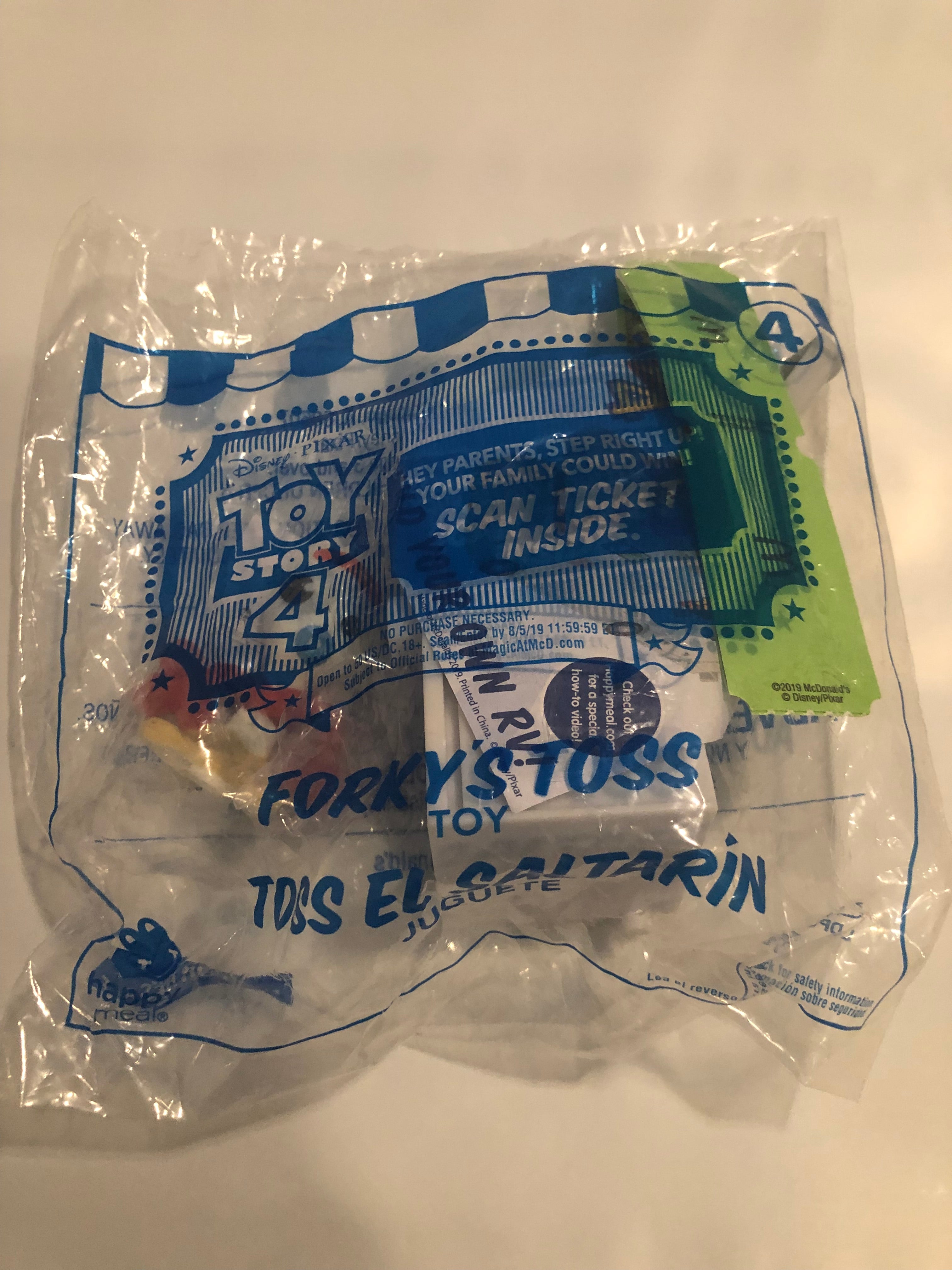 2019 Mcdonald'S TOY STORY 4 HAPPY MEAL TOYS Choose You Character SHIPS NOW