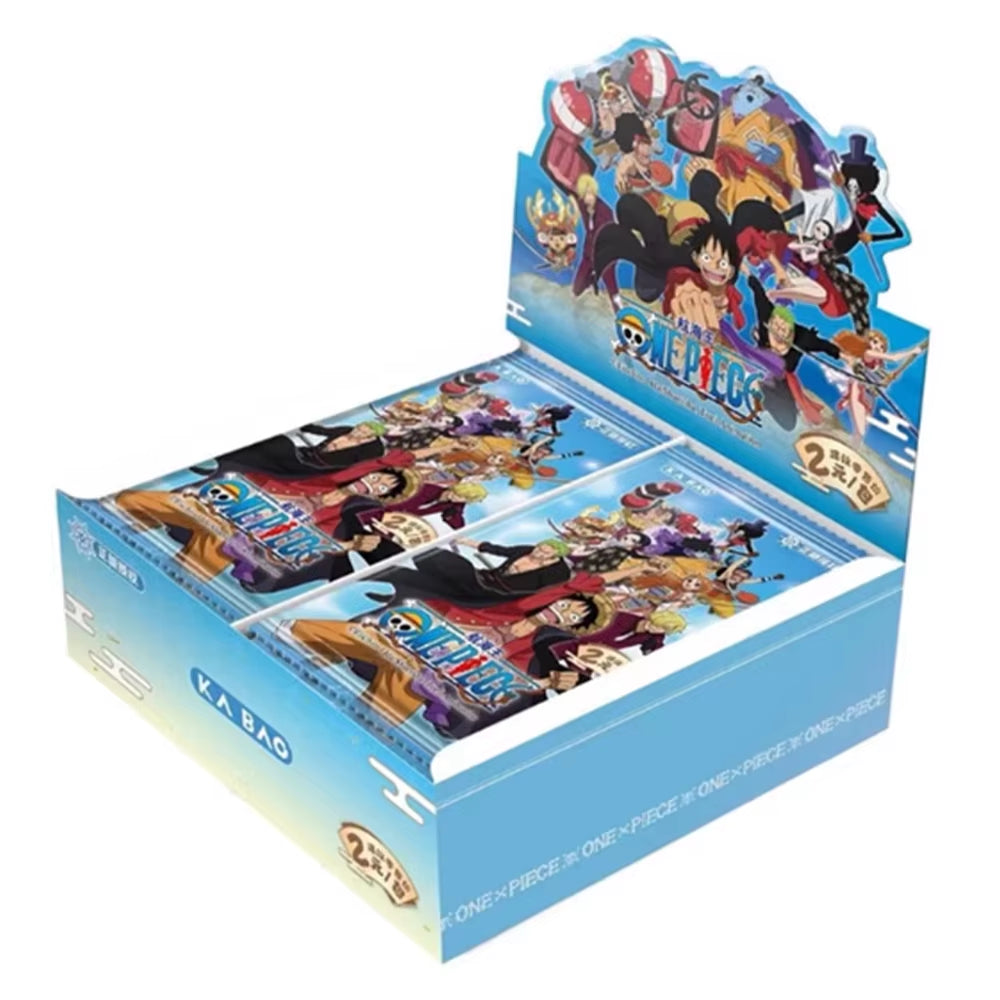 New One Piece Card Straw Hat Pirate Luffy Zoro Nami Classic Anime Character Collection Cards Toys Gifts